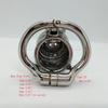 Stainless Steel Open Ended Jewelry with Ring Cage Double Lock for Man Male