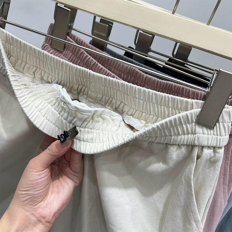 2026 Early Spring Women's High-Waisted Elastic Wide-Leg Slimming Lace Pants