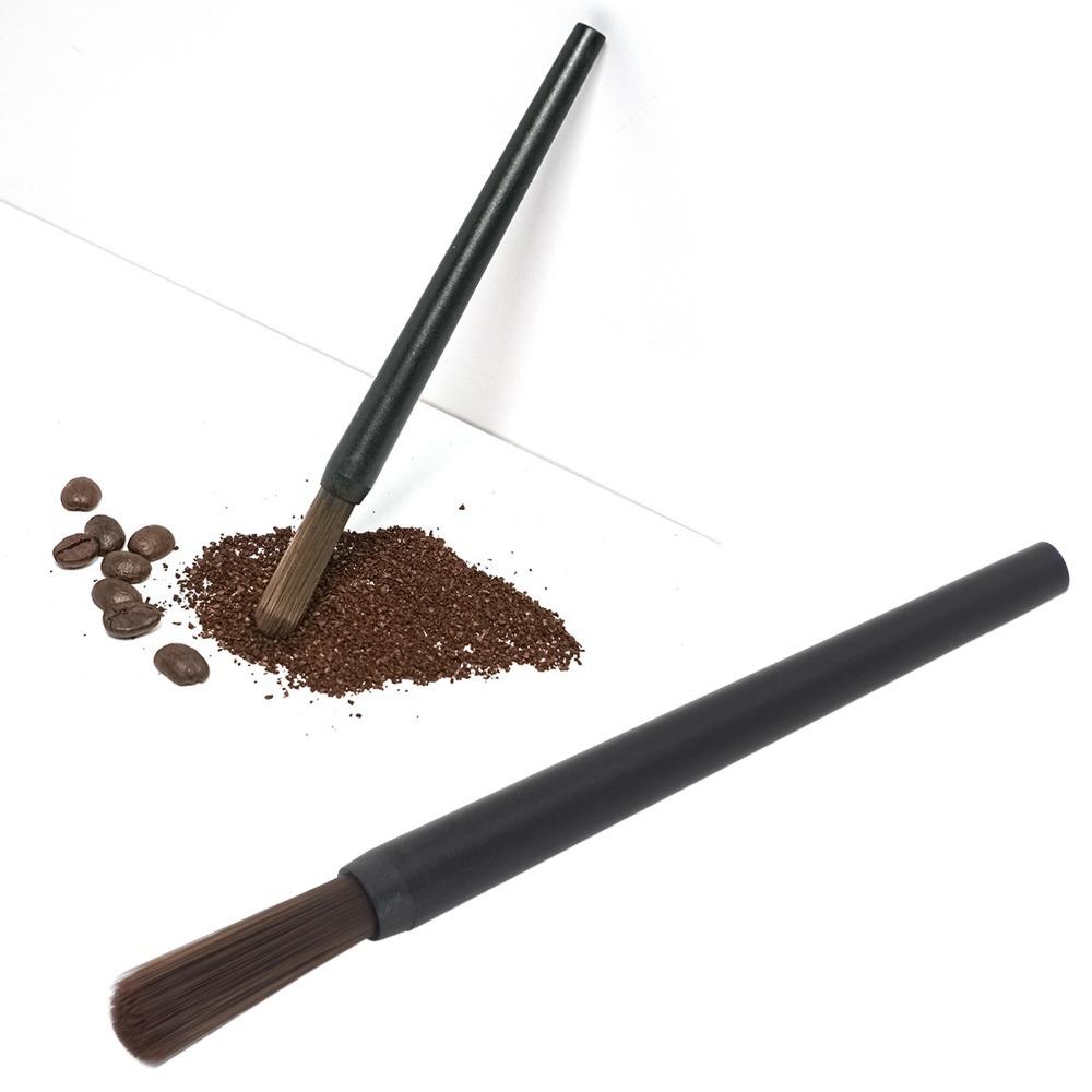 2 Pcs set Plastic Handle Coffee Machine Cleaning Brush Portafilter Cleaning Brush For Baristas