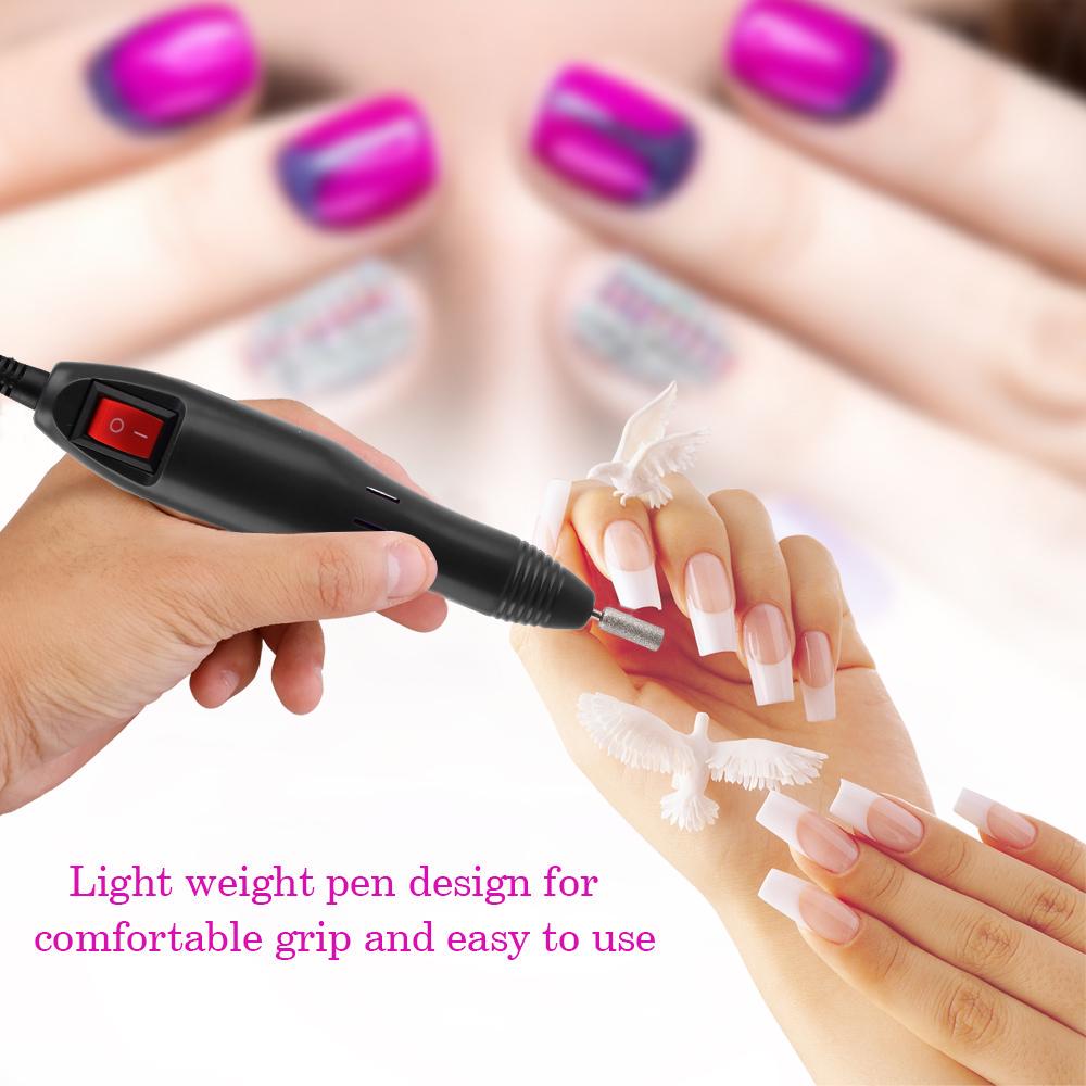 UV LED Lamp For Nail Gel Polish UV Varnish Nail Drill Machine Tools For Manicure Set