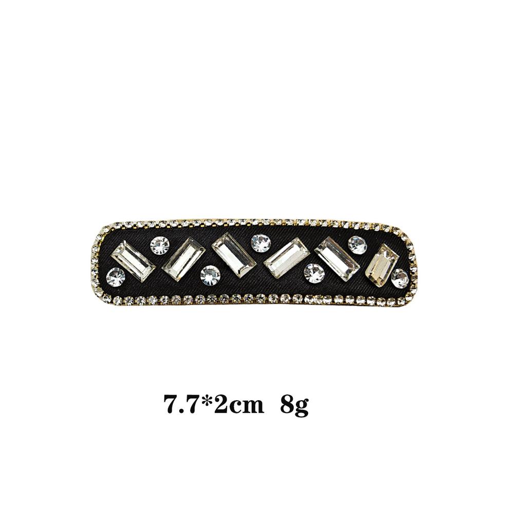 Seamless Hairpin Back of The Head Side Clip Rhinestone Hairpin Fashionable Temperament Side Hairpin