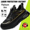 Temu Safety Shoes: Anti-Smash, Anti-Puncture, Wear-Resistant, Button Tech Work Shoes for Men
