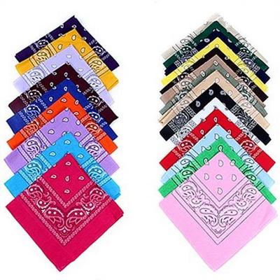 Cool Cotton Lady Men Square Bandana Hiphop Head Wrap Scarf Wristband 55 X 55cm