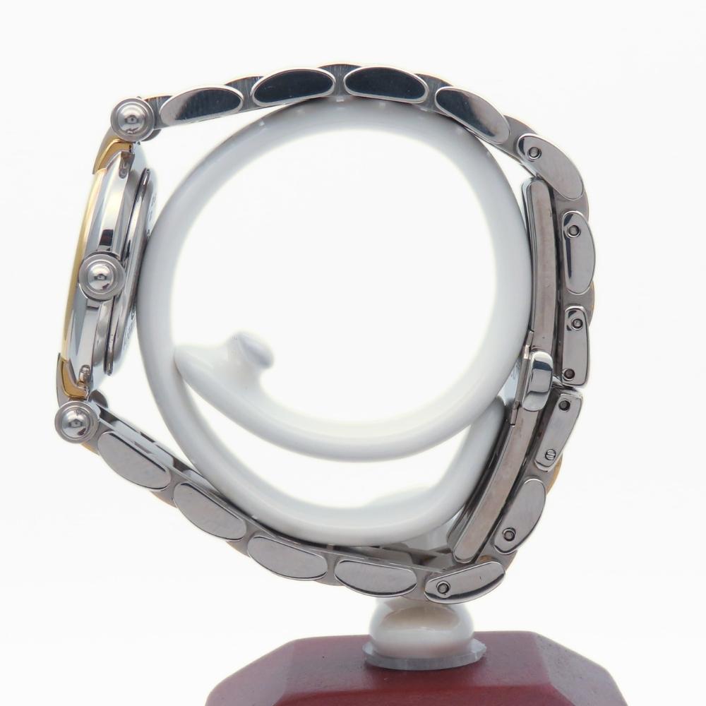Used FENDI Watches Olologi 760L Stainless Steel Silver Gold Zucca Pattern