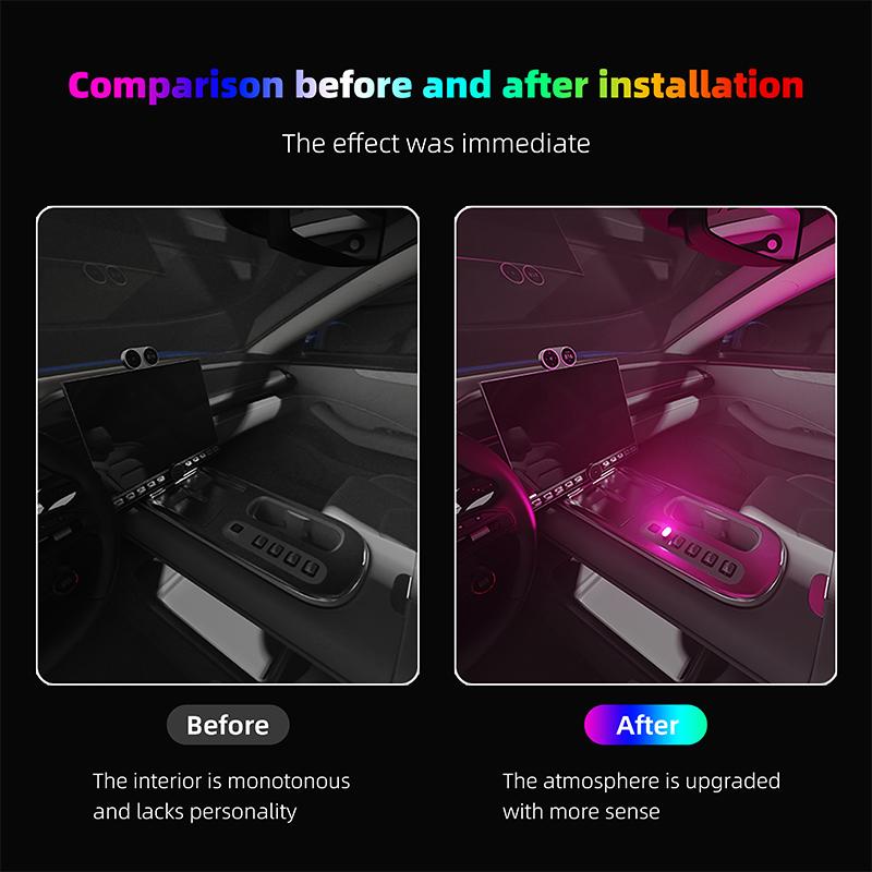 New Model Mini Type-c LED Ambient Light Portable Plug-and-Play Decorative Ambient Lights for Indoor Environment Lighting