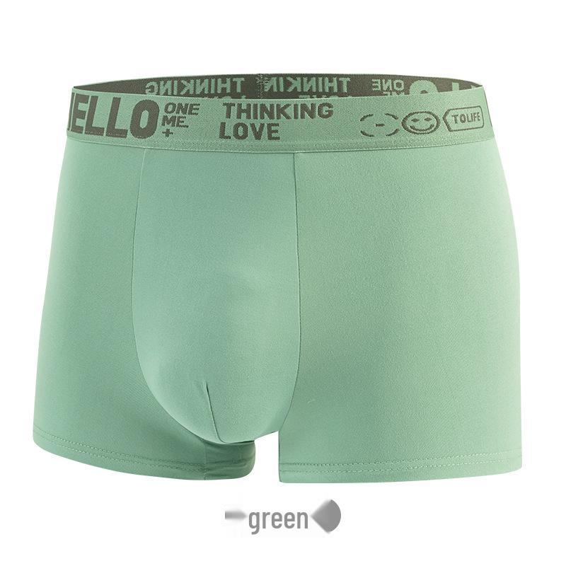 Men's Quick-Dry Cotton Boxer Shorts - Autumn/Winter 2024 Trend, Versatile Sports Briefs for Teens