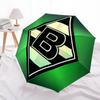 Printed Borussia Monchengladbach logo Printed Folding Umbrella,Outdoor,Leisure,And Travel Umbrella,Durable Umbrella Fabric,Birthday And Holiday Gift