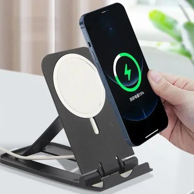Faltbarer Ständer Halter Ladehalterung für MagSafe Kabelloses Ladegerät für IOS Phone 14 13 12