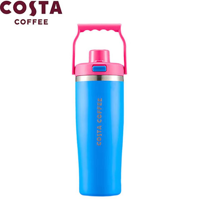 COSTA Portable 316 Stainless Steel Insulated Sports Water Bottle with Straw