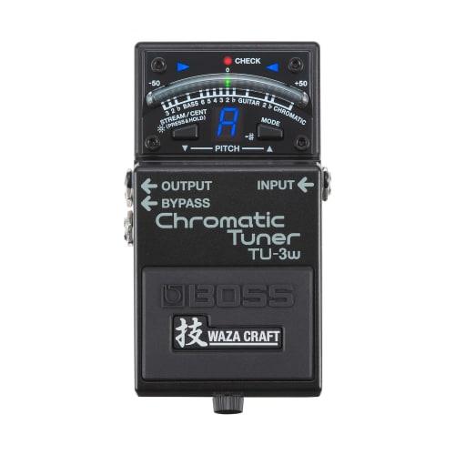 

BOSS Waza Craft TU-3W Chromatic Tuner with Buffer/True Bypass Switching, Compatible with Guitar and Bass
