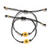 2 Stück Damen Mädchen Sonnenblume verstellbare Armbänder Freundschaft Schmuck Dekoration
