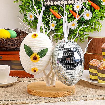 Easter Egg Ornaments For Tree Holiday Eggs Decorations Easter Eggs Ornaments Decorative Easter Eggs Pendant For Easter Tree