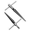 2Pcs/Set Carbon Steel Chamfer Taper Reamer Set Round Shank Hole Opener Durable Tapered Reamer Tool