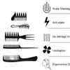 Pettine Volumizzante a Denti Lari Strumenti per Arricciare Capelli con Texture Soffice per Uomini Ideale per Tutti i Tipi di Capelli Strumenti per Acconciature