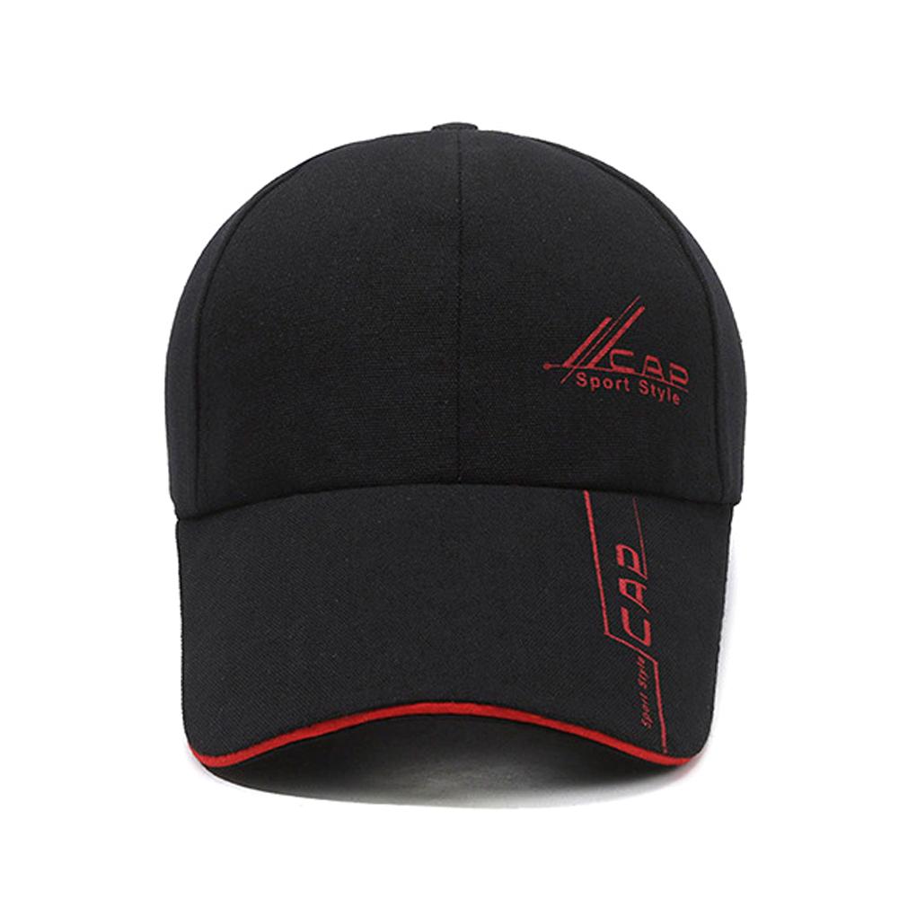 Unisex Leinwand-Baseballkappe mit verlängertem Schirm für Sonnenschutz im Freien