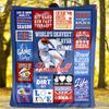 Baseball Player Motivational Quotes And Artwork Flannel Outdoor Blanket Gift Blanket Comfortable And Soft Lightweight And Portable Suitable For All