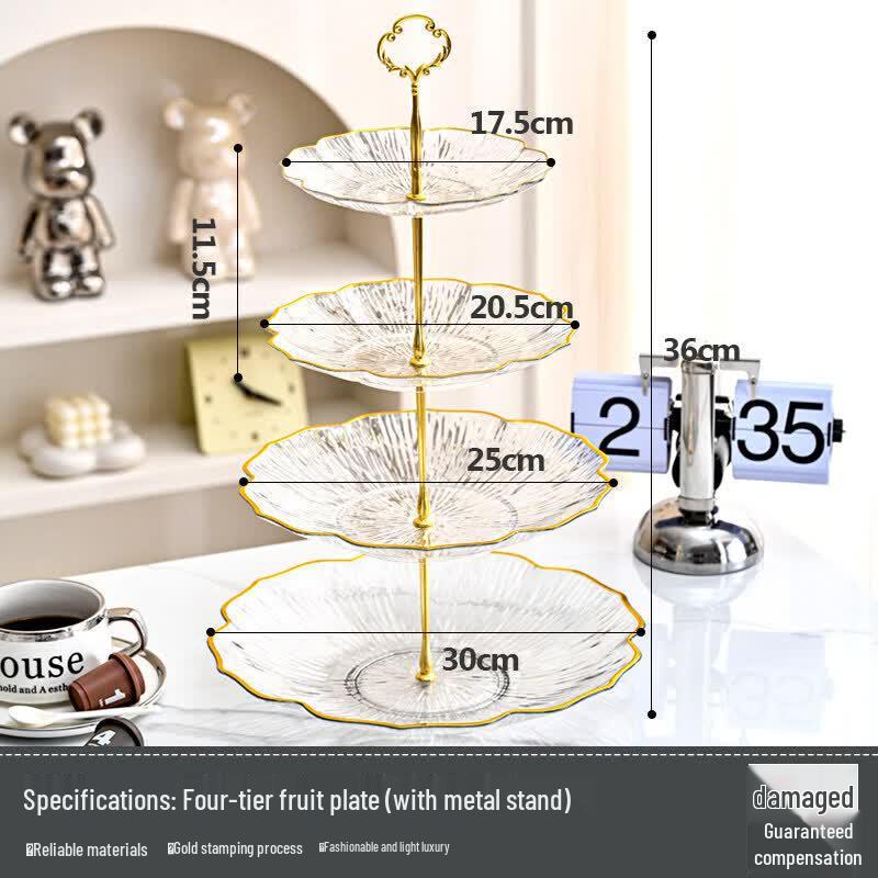 Tiered Fruit and Snack Serving Plate