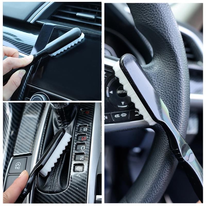 Car Interior Ultra-soft Detailing Brush Micro-nano Dense Soft Brush Auto Dashboard Panel Leather Roof Duster Cleaning Brushes