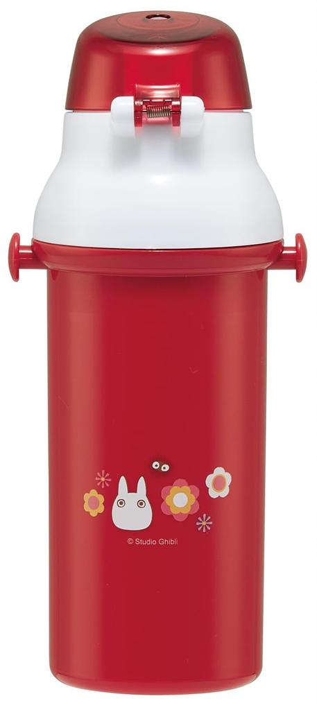 Skater Water Direct Dishwasher Made In Ghibli Totoro Lunchbox Children's Bottle, Drink, Plastic, 480ml, One-Push Open/Close, Safe, Japan, Mei's