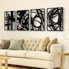 Abstract Metal Wall Art - Minimalist Single Line Sculpture for Modern Stylish Wall Display