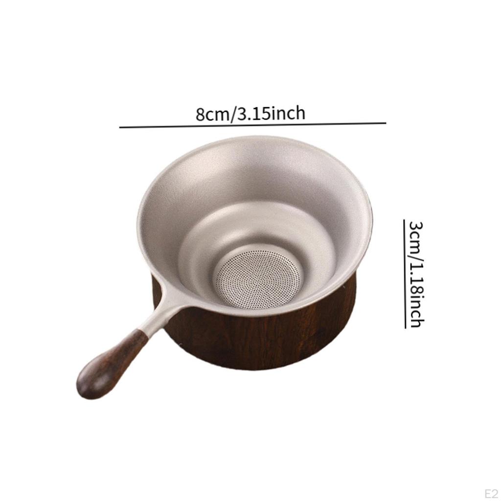 Teinfuser med fint maskenett Solid titansil for kjøkken, soverom, husholdning