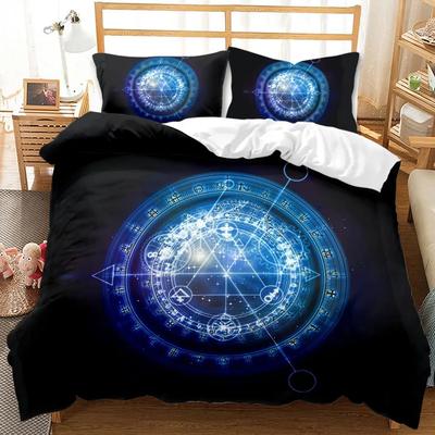 Ensemble de housse de couette Étoile Ensemble de literie Constellations d'étoiles bohèmes Constellation astronomique Double Queen King Size Housse de couette en polyester