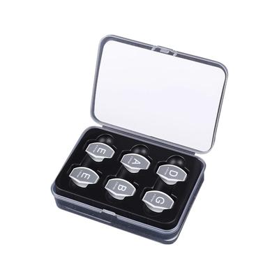 6Pcs Gitarre Knopf Schutz Abdeckung für Elektrische Gitarre Folk Gitarre Staubdicht Schweiß Prävention Gitarre
