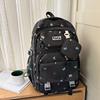 Bear Printed Backpack Student Schoolbag Women's Lightweight Backpack