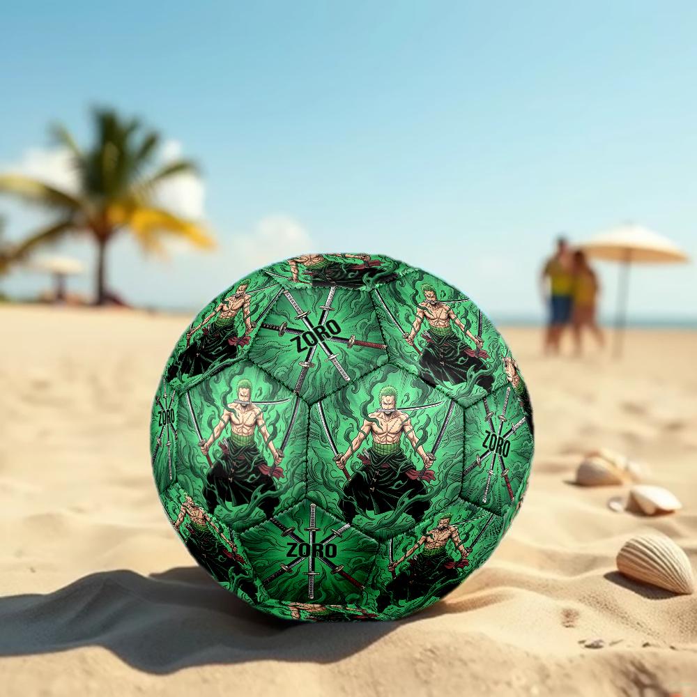 1pc One Piece Football Soccer Ball Size 5 Indoor Soccer Ball Fashion Colorful  Backyard Game -Great For Sports Fans Gift HE25