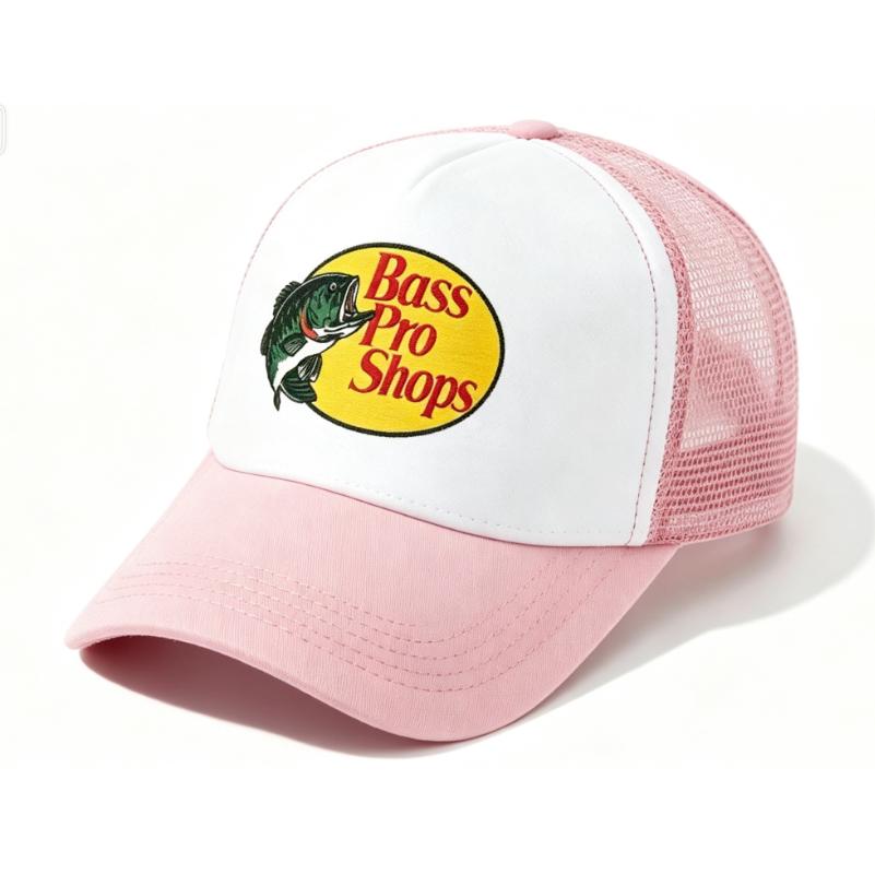 Bass Pro Shops Mesh Trucker Cap Unisex Verstellbar Sommer Angeln Baseballmütze Für Männer Frauen Outdoor Sonnenschutz