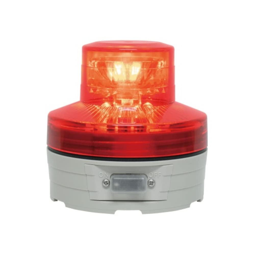 

Nikkei Seisakusho Battery-Operated Rotating Light, Red, Manual Type, VL07B-003AR