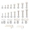 1600 Pcs M2 - M5 Hardware Kit, 304 Stainless Steel Metric Screw Assortment