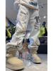 Plus Size Elastic Waist Fleece-Lined Sweatpants for Women - Autumn Winter Printed, Slimming, Casual Long Pants
