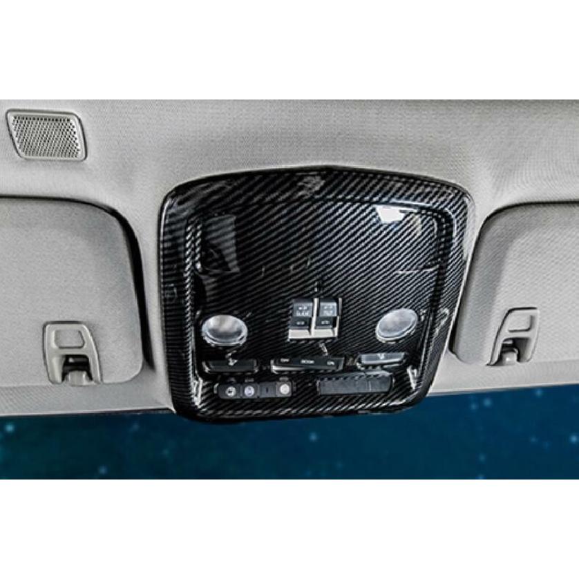 Carbon Fiber Style Front Reading Light Frame Cover For Cadillac XTS 2013-2019