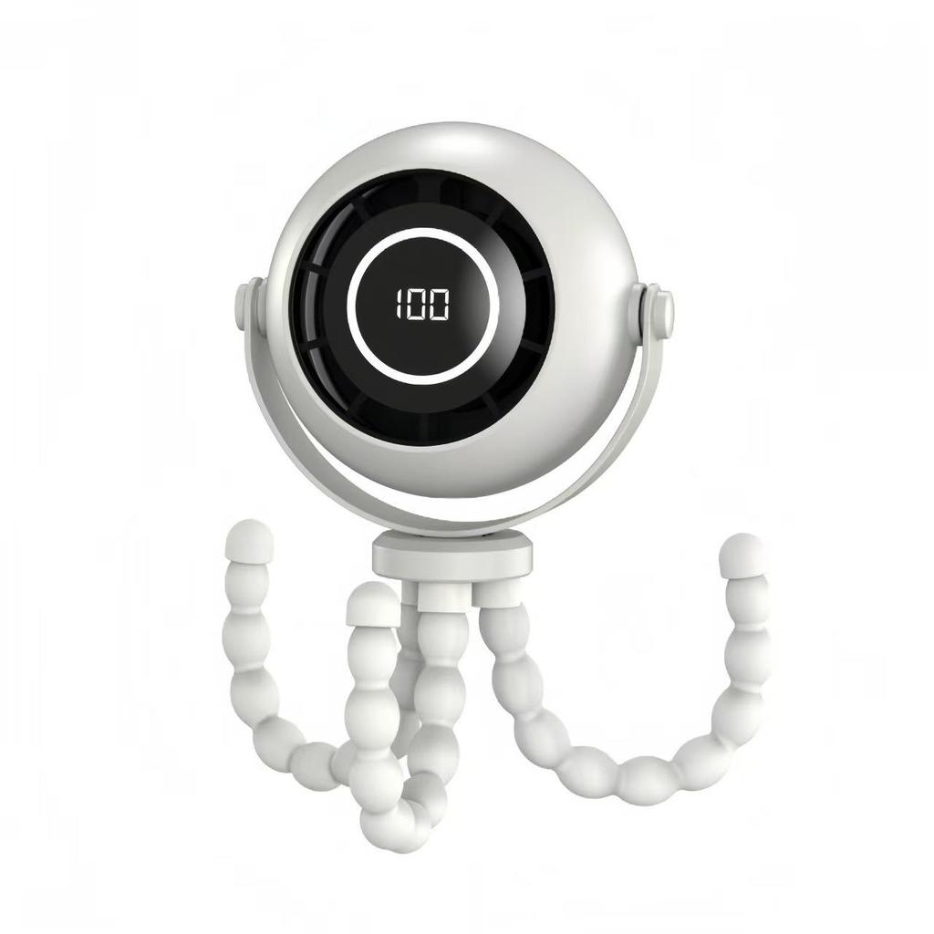 Octopus Handheld Stroller Fan: CPC-Certified, Quiet and Gentle Wind