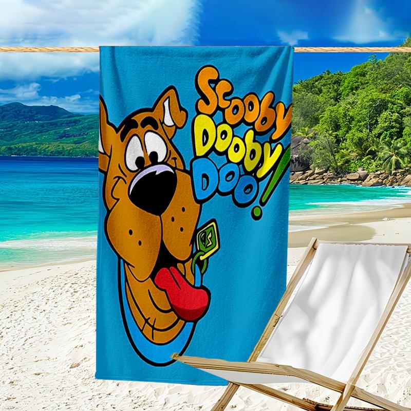 Ultra-Soft Beach Towel with Scooby-Doo Theme,Ideal for Pool - Camping, Diving - Perfect Travel Essential, Vibrant Beach Towel.