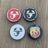 4pcs 50mm Abarth 500 696 595 Wheel Center Hub Caps Car Rims Dust Cover Emblem Badge for Fiat Palio Perla Punto Stilo Bravo Siena