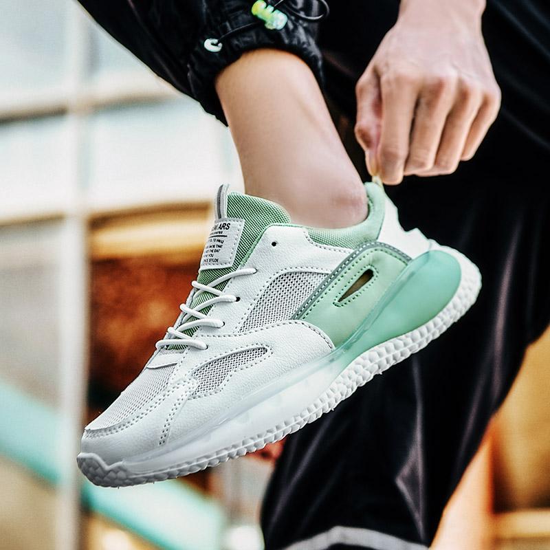 Men 'S Summer Mesh Breathable Soft Sole Shoes New Fashion Casual Men 'S Sports Shoes Thick Soledaddy Shoes Comfortable Men 'S Shoes