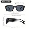 High-end retro square full-frame decorative lenses, classic, durable and versatile for both men and women