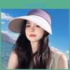 Summer Wide Brim Foldable Sun Hat For Women With Uv Protection And Breathable Ice Silk Material