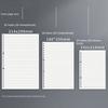 A5 B5 A4 Notebook Shell Transparent Note Book Binder Cover  for Office Stationery School Supplies