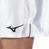 Mizuno Soccer Field Glossy Slim Game and Practice P2MB8021 Size L Men's Pants, Fabric, Fit, Wear, 01, White,