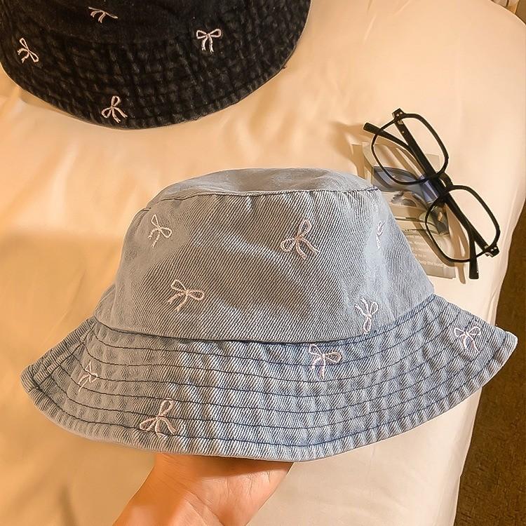 Classic Cowboy Cap With Distressed Denim And Short Brim For Sunshade And Fashion