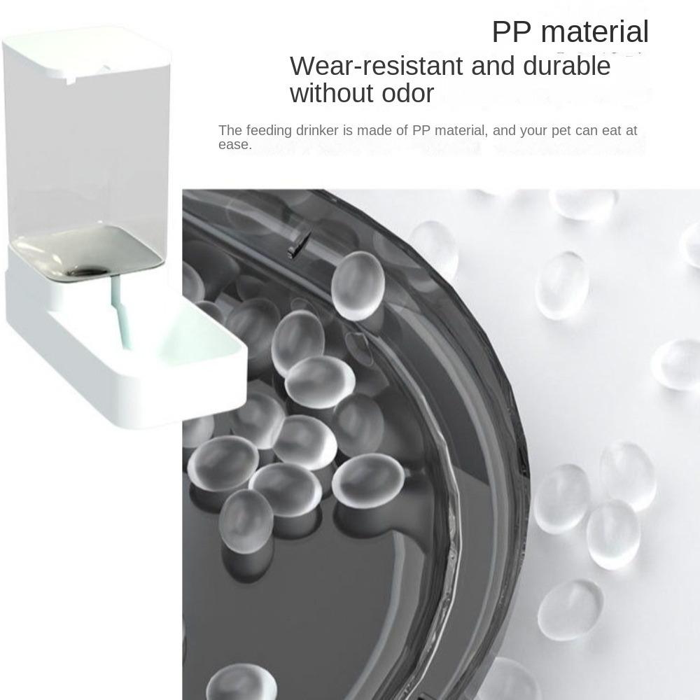 Large Capacity Automatic Pet Feeder Transparent Dog Automatic Feeders Automatic Dog Cat Feeding