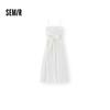 Semir Women's Bowknot Strapless Cami Maxi Dress