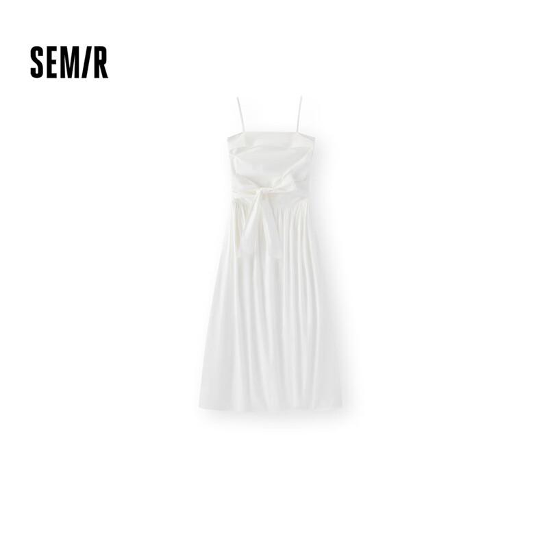 Semir Women's Bowknot Strapless Cami Maxi Dress