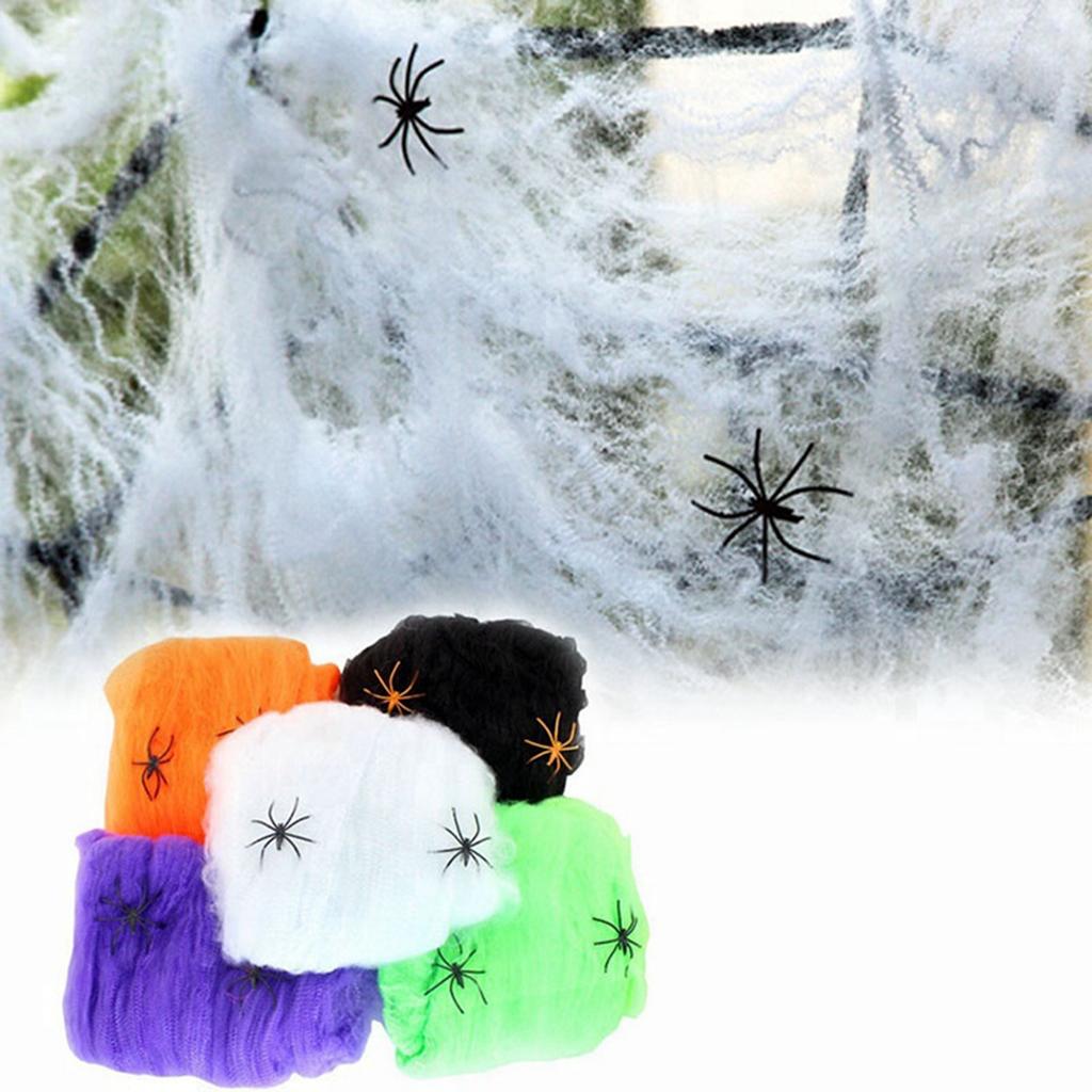 Halloween Cotton Home Decor Items Scene Decoration Props Silk Colorful  Silk