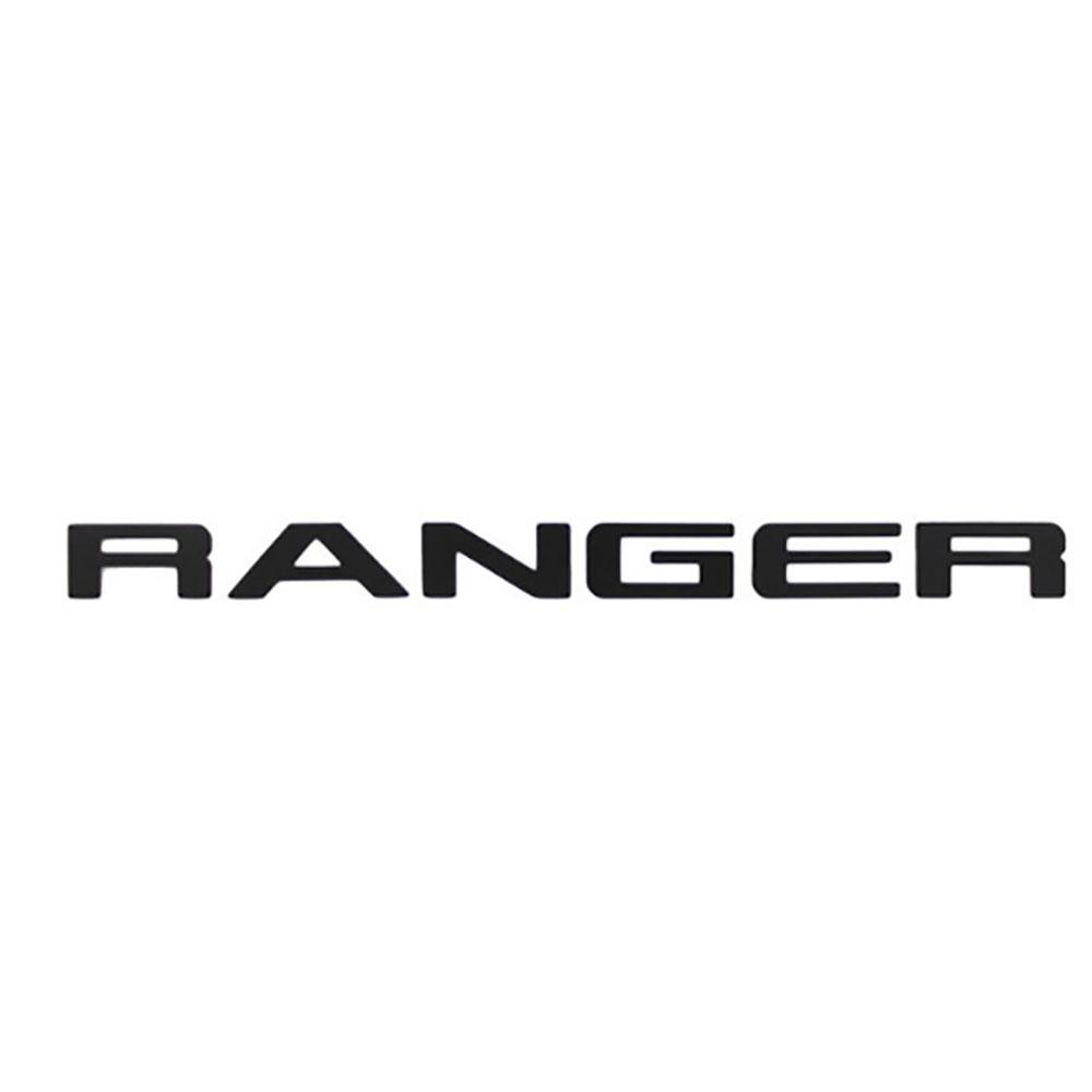HXGR1 Grille Top Logo Letter For Ford Ranger Grills RANGER 3D Emblem Original Size ABS Sticker With Glue Chromium Styling 6 Color