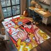 One Piece Anime Rug Carpet Large Area Rug Non Slip Washable Floor Mat Gamer Room Bedroom Home Decor