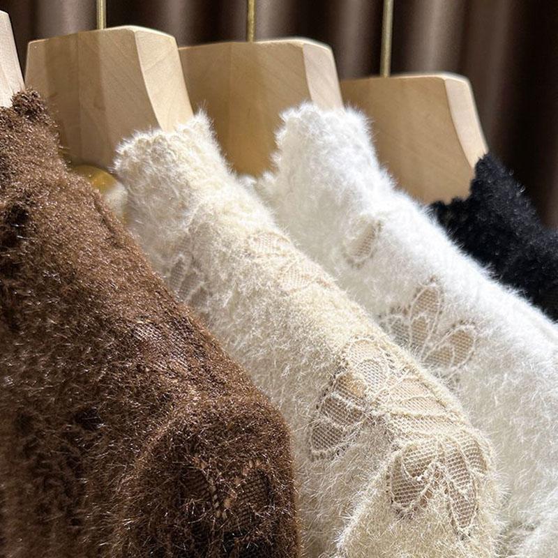 Svetre Topy Dámske Dlhý Rukáv Jeseň Zima Prešívaná Blúzka Oversized Rolák Voľná Košeľa s Dlhým Rukávom Úzky Pulóver Topy
